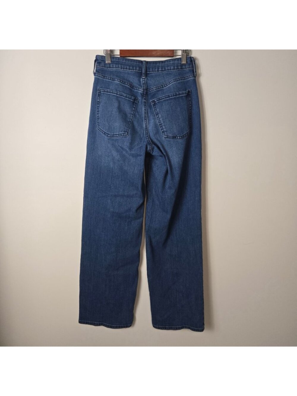 Old Navy Wow Wide-Leg High-Waisted Jeans Size 2 Women's Hippie Boho - Picture 6 of 11